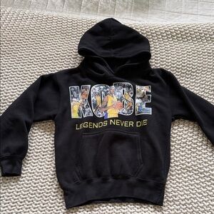 KOBE Hoodie - Custom Made - Black Hoodie - Legends Never Die YM